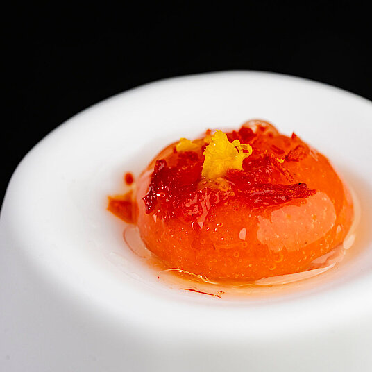 The third course of the Eatrenalin menus In the room 'Discovery', a magical revelation awaits you.