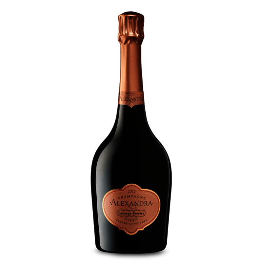 A bottle of 'Alexandra Rosé 2012' champagne