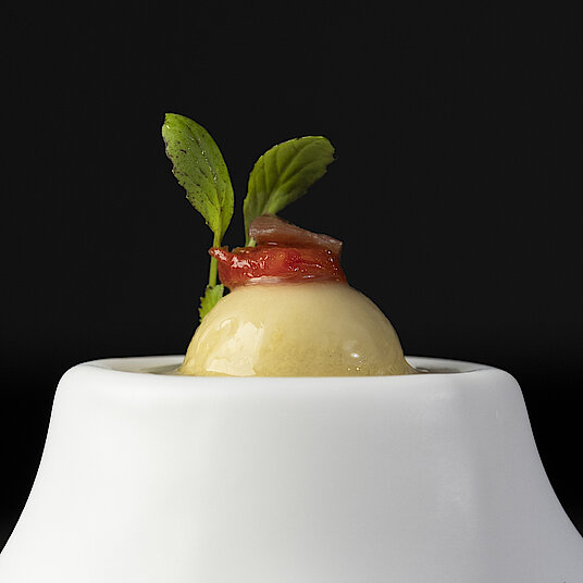 The third course of the Eatrenalin menus In the room 'Discovery', a magical revelation awaits you.