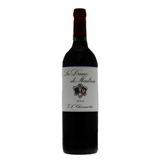 A bottle of '2003 Château Montrose' wine
