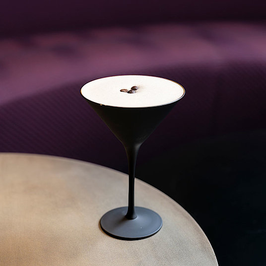 Der reichthaltige Cocktail "Espresso Martini" mit vollmundigen Aromen