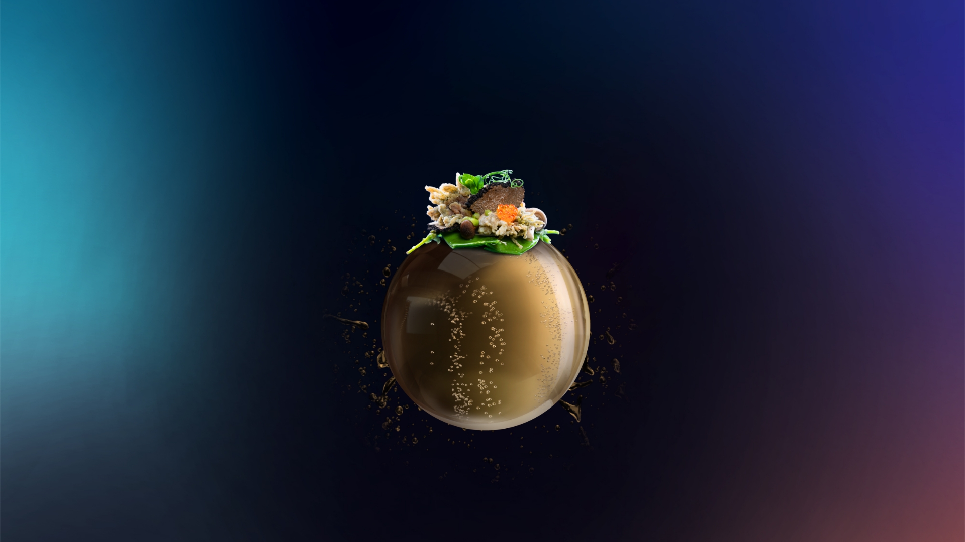La sphère « plaisir » d’Eatrenalin. Le symbole des délices culinaires d’Eatrenalin.